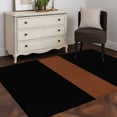 thumbnail image 3 of Boho Black Washable Area Rug 4x6 and Brown Striped Tribal Farmhouse Style Low-Profile Large Area Rugs with Non Slip Backing Indoor Floor Carpet for Entrance Living Room Bedroom Home Office, 3 of 9