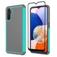 thumbnail image 1 of for Samsung Galaxy A14 5G Case, Dual Layer Protective Heavy Duty Cell Phone Cover Shockproof Rugged with Non Slip Textured Back - Military Protection Bumper Tough - 2023, 6.6inch ( Black ), 1 of 8