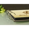 thumbnail image 3 of Wood Wooden Name Engraved Advice Book Custom Rustic Wedding Guest Book, 3 of 6