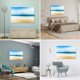 thumbnail image 3 of Cuadro Decorativo Playa Mar Y Cielo Azul Canvas Revolution  Cuadro 90 x 60 cm, 3 of 5