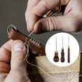 thumbnail image 7 of 3 Pcs Awl Tool Set Leather Scratch Awl Tool Stitching Sewing Awl with Wooden Handle Piercing Awl Needle Tools, 7 of 7