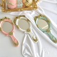 thumbnail image 2 of 1Pc Style Handheld Mirror Women Cosmetic Mirror Home Makeup Tool, 2 of 3