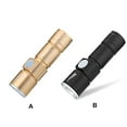 thumbnail image 3 of Lampe de Poche USB Mini Portative à DEL Professionnelle Lampe Torche Électronique Lampe Torche Extérieure Petites Lampes d'Urgence pour Camping Randonnée Pêche Or, 3 of 9