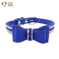 thumbnail image 1 of Adjustable Bling Crystal Pet Collars with Bowknot for Dogs Cats Wear, 1 of 9