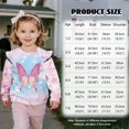 thumbnail image 7 of Uorisanigo Toddler Sweatshirt Novelty Pullover Sweater Tops with Ruffle Shoulder, Cherry Blossom Butterfly Pink Kids Sweatshirt Girls Sweaters Shirts Fall Trendy 4-5T, 7 of 7