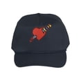 thumbnail image 1 of Gravity Threads Heart Stab Cotton Twill Cap - Navy, 1 of 2