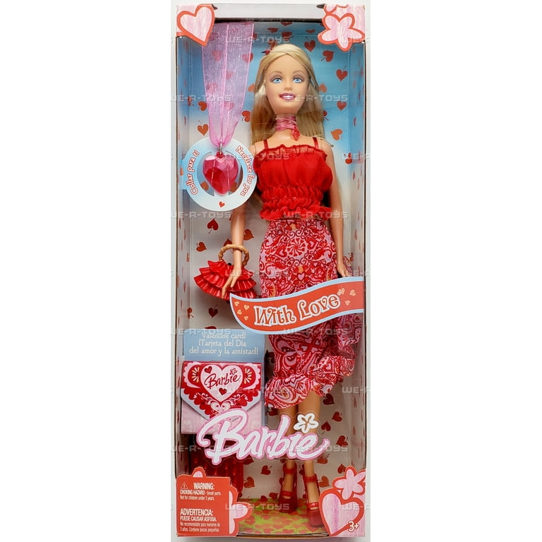 Barbie With Love Valentine Doll 2005 Mattel H8254 - Walmart.com