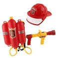 thumbnail image 3 of Juego de juguetes de agua con pulverizador de bomberos para niños, juego de simulación, pulverizador de agua de verano 2 piezas, 3 of 9