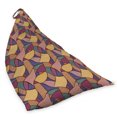 thumbnail image 2 of Earth Tones Lounger Chair Bag, Funky Pattern with Groovy Boho Effects Vibrant Formless Shapes, High Capacity Storage with Handle Container, Lounger Size, Multicolor, by Ambesonne, 2 of 5