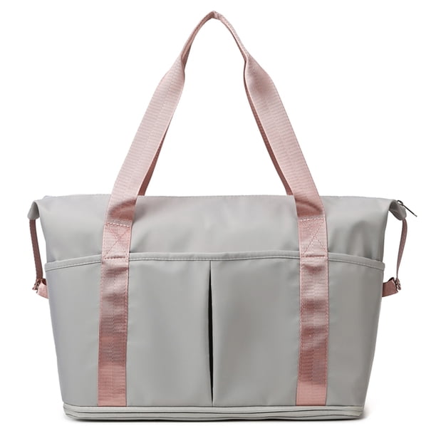 Bolsa De Ejercicios Bolsa de fitness para mujer Bolsa de deporte Oxford de gran capacidad para viajes y natación (gris) Ehuebsd Para Estrenar