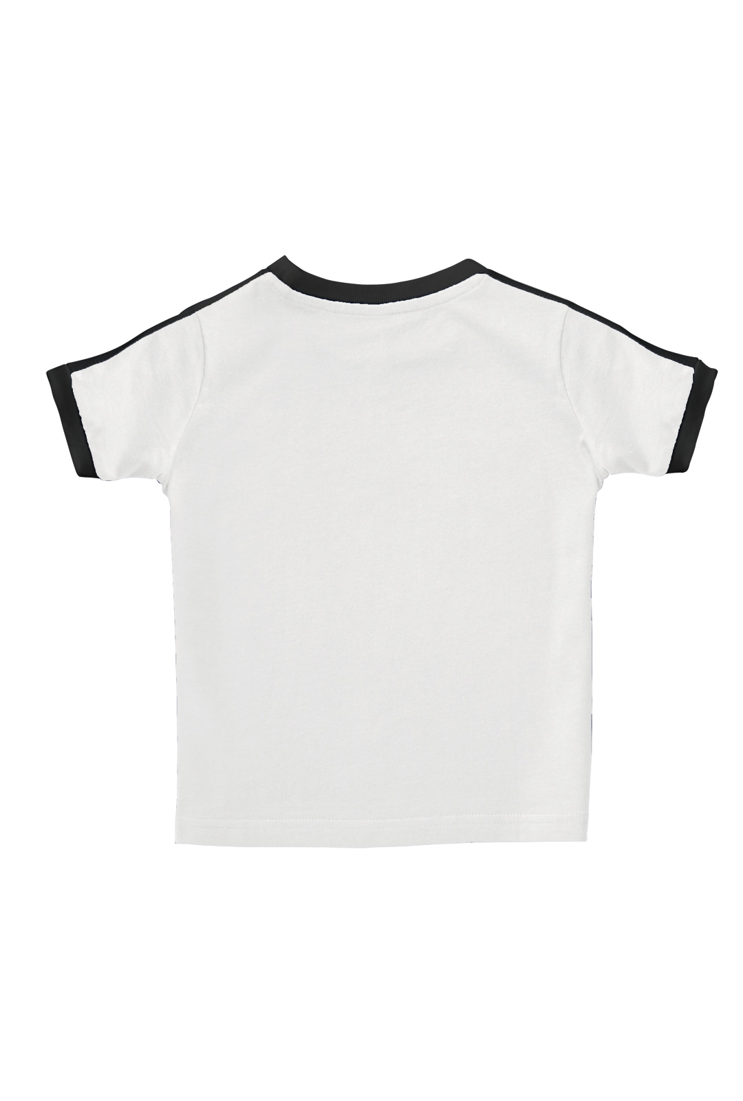 Toddler Retro Ringer T-Shirt - WHITE/BLACK - 3T - image 2 of 2