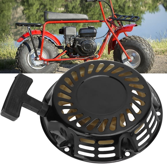 Ensemble de Démarreur à Rappel, Démarreur à Tirette Robuste Haute Efficacité Professionnel Simple Noir pour Mini Vélo