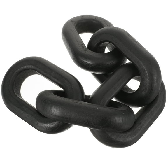 Decorative Wood Chain Chain Decor Household Wood Chain Link for Ornament