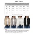 thumbnail image 3 of ieFashion Womens Faux Fur Cropped Coats Long Sleeve Open Front Cardigan Top Fluffy Warm Outwear,Gray,M, 3 of 7
