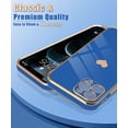 thumbnail image 2 of for iPhone 12 Pro Case for Women Girls 6.1 Inch, Cute Gold Heart Slim Soft TPU Silicone [Shockproof Bumper] Protective [Scratch Resistant] Girly Phone Case for iPhone 12 Pro-Royal Azure, 2 of 12