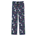 thumbnail image 4 of Kwasome Men Pant Christmas Pants Pajama Pants With Drawstring And Pockets Navy Holiday Travel Play Wear Xl, 4 of 4