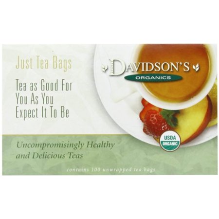 Davidson's Organics, Jasmine Flower, 100-count Unwrapped Tea Bags