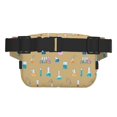 thumbnail image 3 of Fuzoiu Chemistry Class Print Unisex Square Double Layer Waist Bag,Crossbody Fanny Pack Travel Workout Accessory, 3 of 9