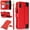 Red, variant on For iPhone Xs Max XR 7 8 Plus SE 6 6S Phone Case Wallet Case with Card Holder Magnetic For iPhone Leather Phone Cases
