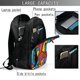 thumbnail image 4 of Balery Colorful Arrow Graffiti Pattern Mochila con carga USB para hombre y mujer - Mochila impermeable y antirrobo para portátil con puerto USB para viajes, trabajo, estudios y universidad, 4 of 7