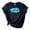 Navy, variant on Ichuanyi Fashion Women Sun Moon Printed O-Neck T-Shirt Short Sleeve Casual Tee Tops
