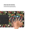 thumbnail image 5 of Disketp Tropical Flowers (2) Gaming Mouse Mat Long Extended Mouse Pad Desk Mat Non-Slip Rubber Mice Pads Stitched Edges(315.5 x 16 x 0.12 Inches), 5 of 8