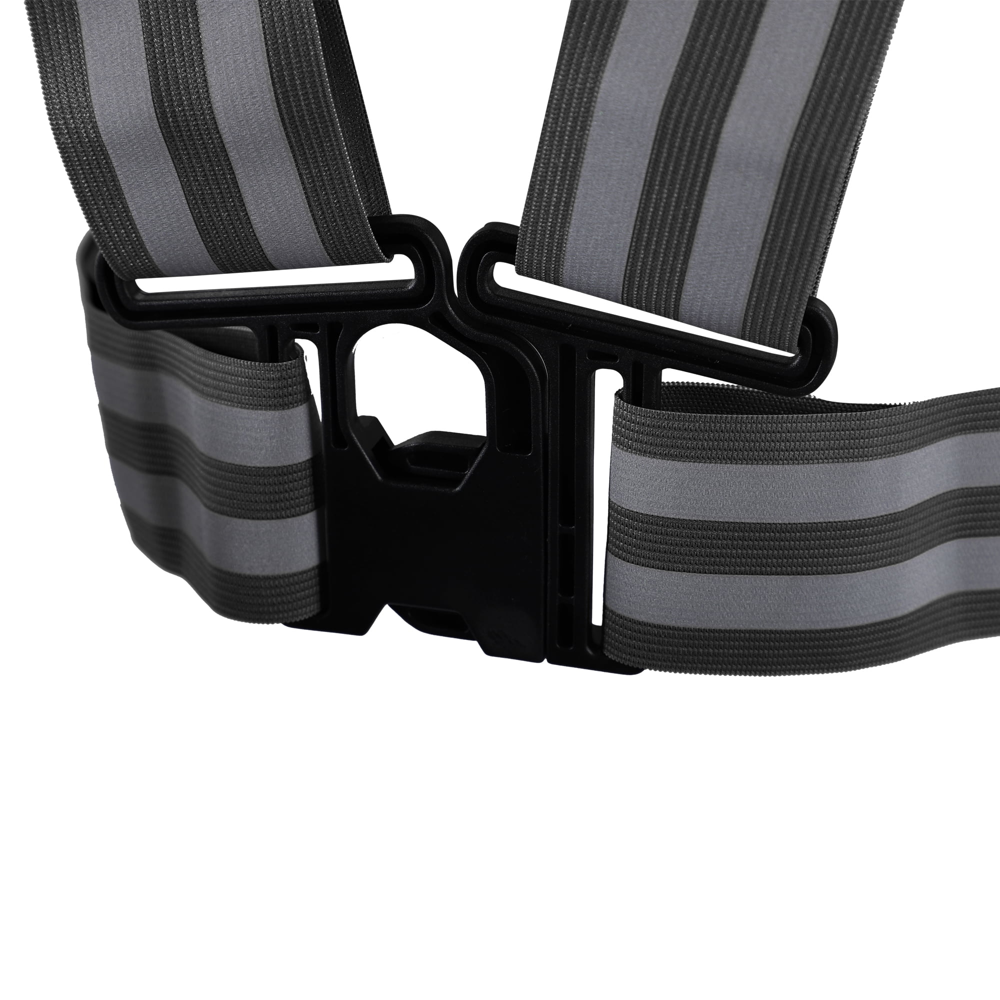 Unique Bargains High Visibility Safety Walking Cycling Reflective Vest Black