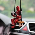 thumbnail image 3 of Figuras de acción de Deadpool liuruiping colgante de espejo retrovisor 8cm modelo de Anime, 3 of 5