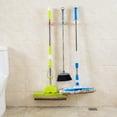 thumbnail image 3 of Organizador de montaje en pared ajustable, soporte autoadhesivo para escobas para lavadero y garaje, admite herramientas de hasta 20 kg, fácil instalación sin taladrar ni tornillos, resistente al, 3 of 5