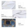 thumbnail image 2 of Yayeee Kitchen Hanging Hand Towels Set of 2 with Loop Bathroom Absorbent Tie Towel, Elegant Hexagon Pattern, 2 of 7
