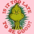 thumbnail image 2 of Girl's Dr. Seuss Christmas Grinch Is it too Late  Graphic T-Shirt, 2 of 4