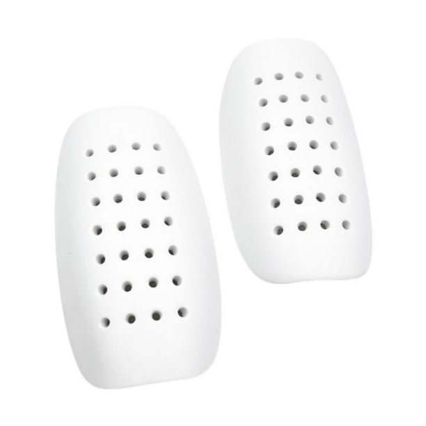 2 espinilleras ligeras para jóvenes y adultos, portátiles y cómodas. 145 mm
