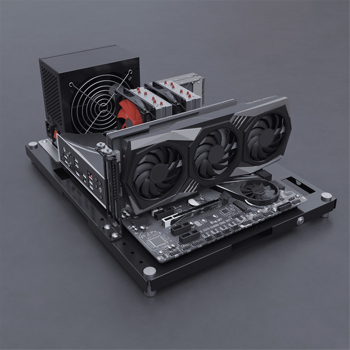 PC Test Open Chassis Rack Bench Frame DIY Gaming Computer Case Support Motherboards ATX MATX New