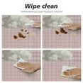 thumbnail image 4 of Nawypu Pink Checkered Sky Elastic Edged Round Fitted Table Cloth Cover, Waterproof Wrinkle Free Round Tablecloth, Home Decorative Tablecloth for Indoor Outdoor Kitchen Party, 4 of 7