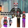 thumbnail image 5 of QHUDLV Day of The Dead Decorations Sugar Skull Hanging Decor,Dia De Los Muertos Party Decorations with Tassels Mexican Day of The Dead Halloween Decor,Mexican Fiesta Party Home Outdoor Decor, 5 of 9