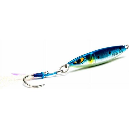 UPC: 0023534445482 | Mustad M 01-BSD-60-1 Zippy MUS-1014-2 2oz Blue Sardine Jig Fishing Lure