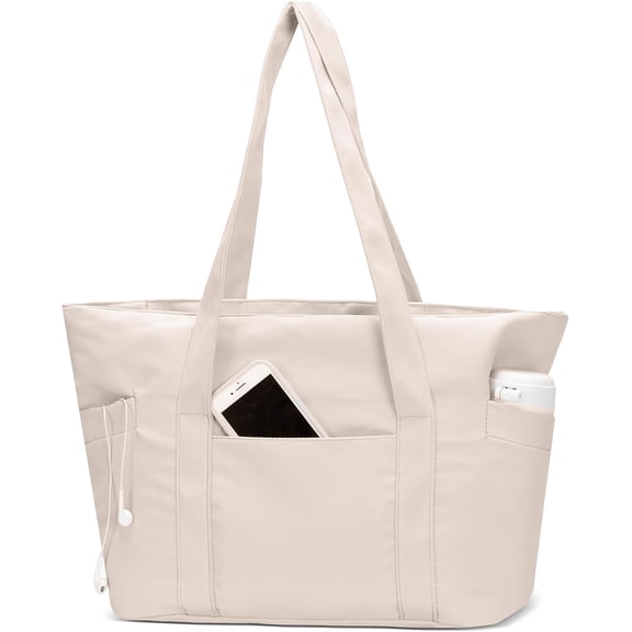 Tote Bag for Women, Travel Essentials Large Tote Bag with Zipper, Top Handle Handbag for Travel, Work