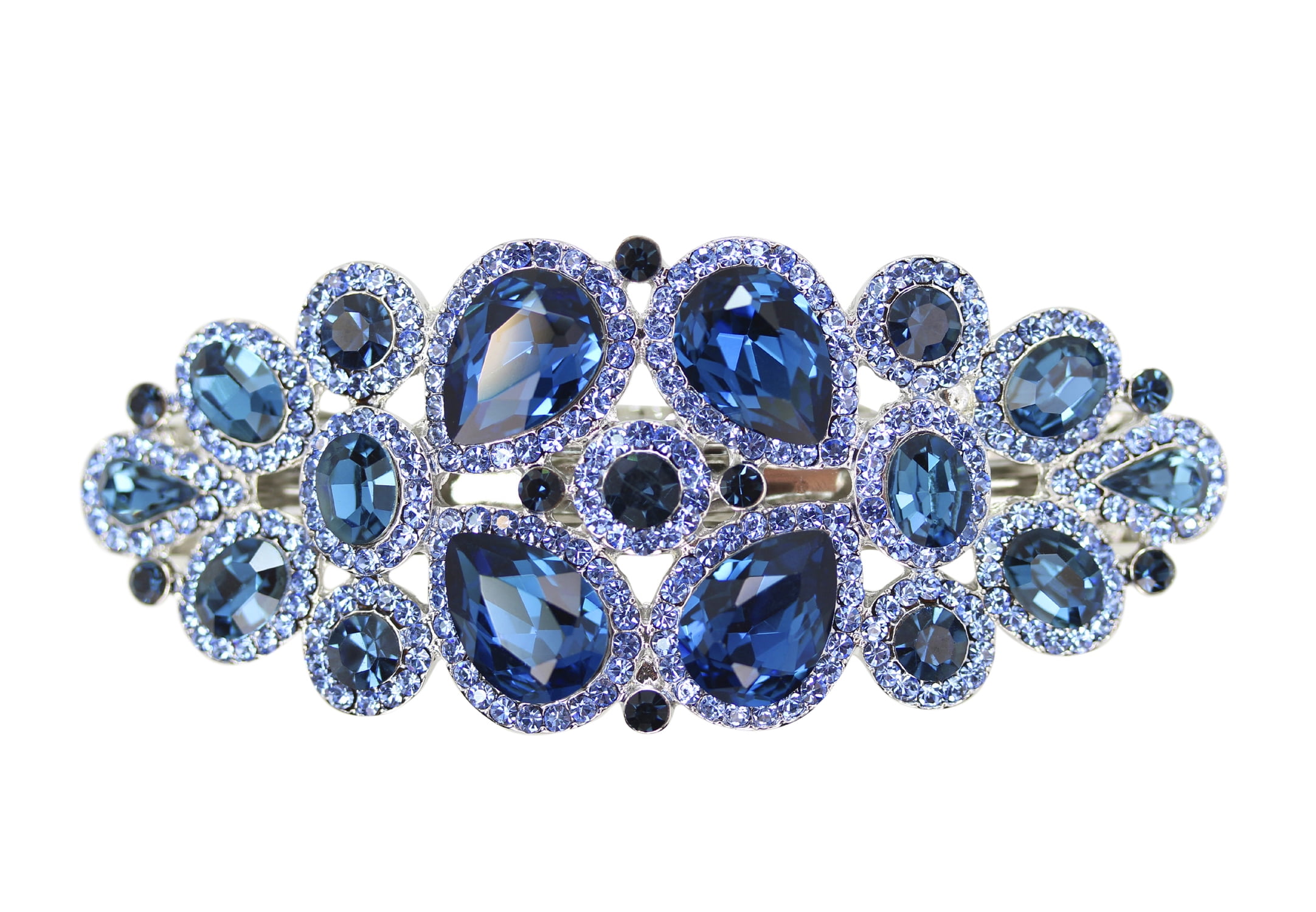 Blue Crystal Hair Accessories - wide 1