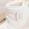 thumbnail image 5 of Zshosam Toddler Boot Baby Boys Girls Winter Warm Shoes Cozy Fleece Snow Boots Toddler Non-Slip Walking Shoes Infant Outdoor Water Resistance Booties Size 8.5,(White Toddler 8.5), 5 of 7