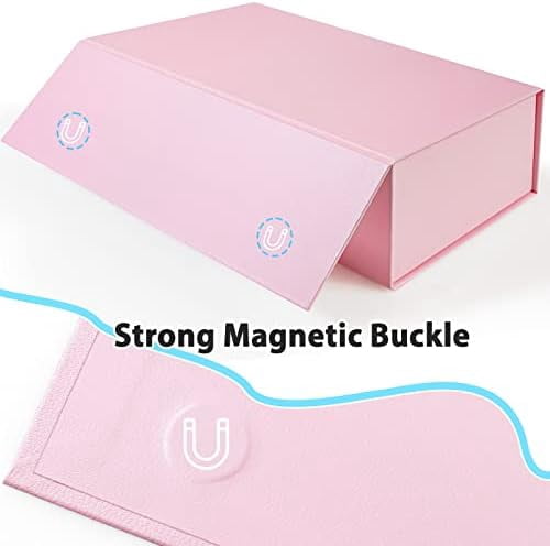 Quivanta 3x5 Index Card Holder Pink Card File Box Organizer, Hold 1200 3x5-Inch Flash Cards- 1 Pack Pink