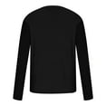 thumbnail image 5 of Mens St. Patricks Day T-Shirts Casual Big&tall Long Sleeve Crewneck Green Graphic Loose Comfortable Pullover Tops (XL, Black), 5 of 5