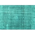 thumbnail image 1 of Ahgly Company Machine Washable Indoor Rectangle Persian Turquoise Blue Traditional Area Rugs, 3' x 5', 1 of 4