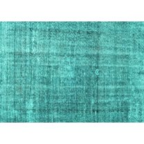 Ahgly Company Machine Washable Indoor Rectangle Persian Turquoise Blue Traditional Area Rugs, 3' x 5'