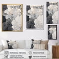 thumbnail image 4 of Designart "Abstract Grayscale Coral Artistry II" Coastal Coral Under Water Floater Framed Wall Art Prints, 4 of 5