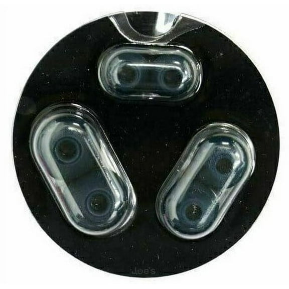 Beats Powerbeats Pro Wireless Silicone Replacement Earbud Tips Covers - Navy Blue, 4 Sizes - Small, Medium, Large & Double Flange