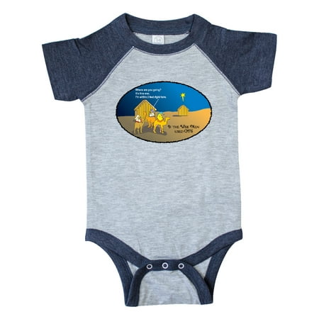 

Inktastic Wise Men Christmas GPS Gift Baby Boy or Baby Girl Bodysuit