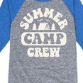 thumbnail image 3 of Instant Message - Summer Camp Crew - Toddler & Youth Raglan Graphic T-Shirt, 3 of 5