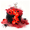 Red, variant on Halloween Bubble Skull Witch Cauldron Decor, Spooky Eyeball & Skeleton Halloween Prop with Green Bubbles, Perfect for Halloween Fireplace, Tabletop, Mantel, Halloween Party Decoration
