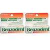 2 Pack Benzodent Denture Ointment - 0.25 Oz Each