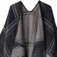 thumbnail image 5 of Fewfanhot Women's and Men Shawl Wrap Poncho Cape Cardigan Sweater Open Front for Cool Weather Outerwear Travel Blanket, 5 of 5